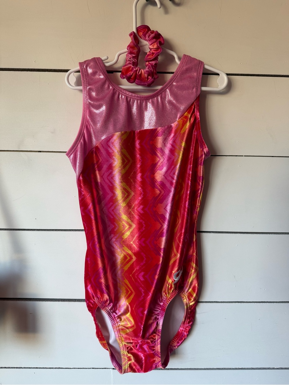 GK Women’s Small Gymnastics Leotard with Matching Scrunchie